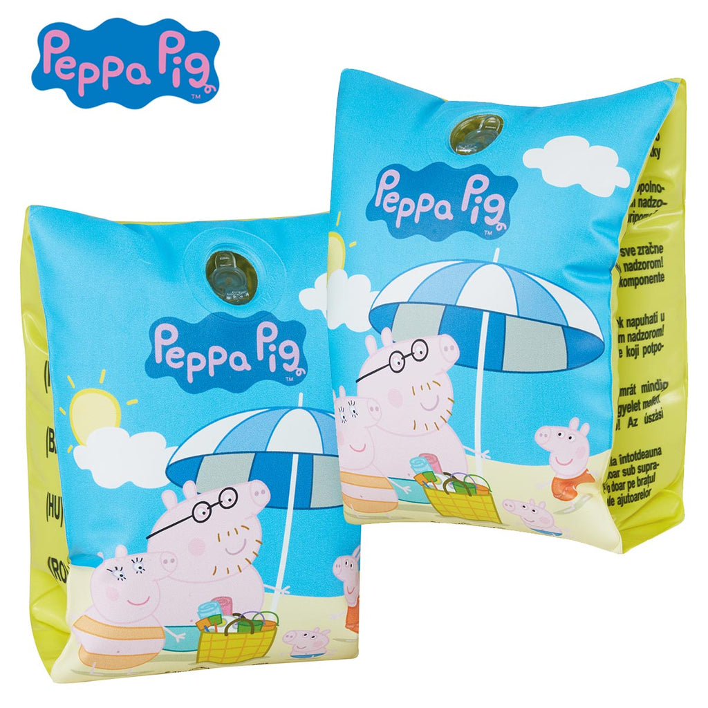 blaue Schwimmflügel Peppa Pig Schweinchen Familie Kinder