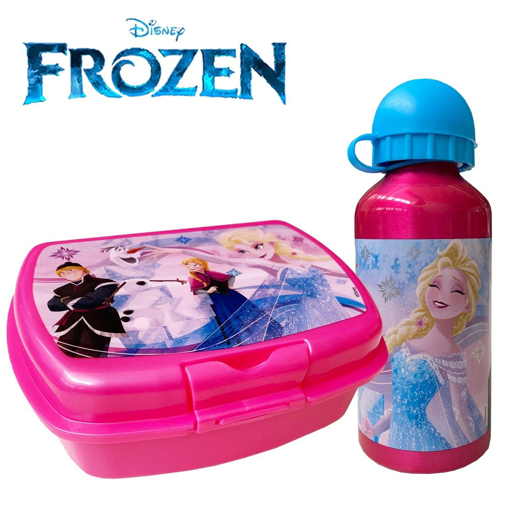 Frozen Eiskönigin Brotdose Set pink Mädchen Elsa Anna
