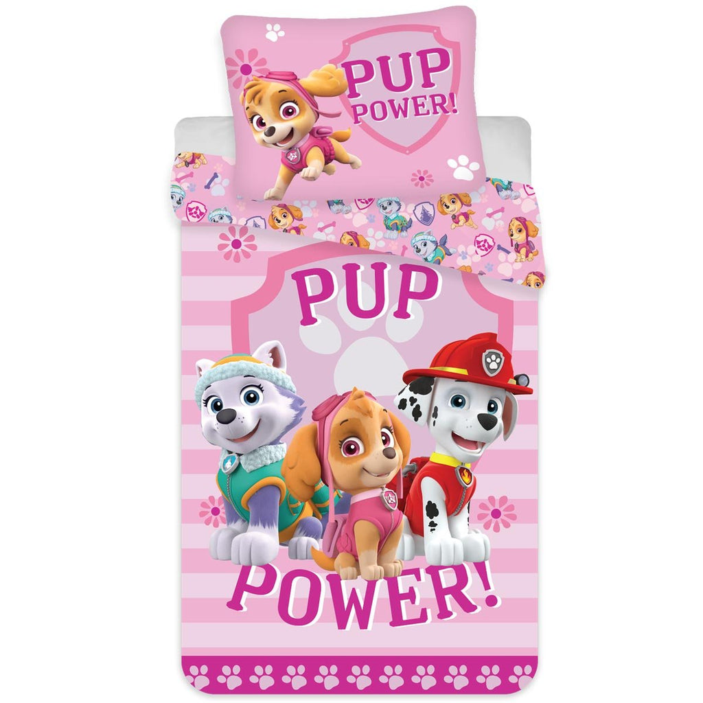 Paw Patrol Bettbezug Kinder Baumwolle Mädchen pink